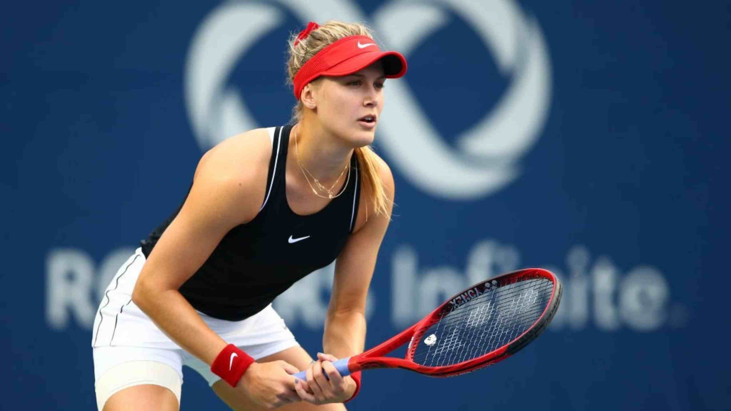 ‘Perfecting the backhand volley,’ Eugenie Bouchard trains hard ahead of her ITF tournament as she prepares for the French Open