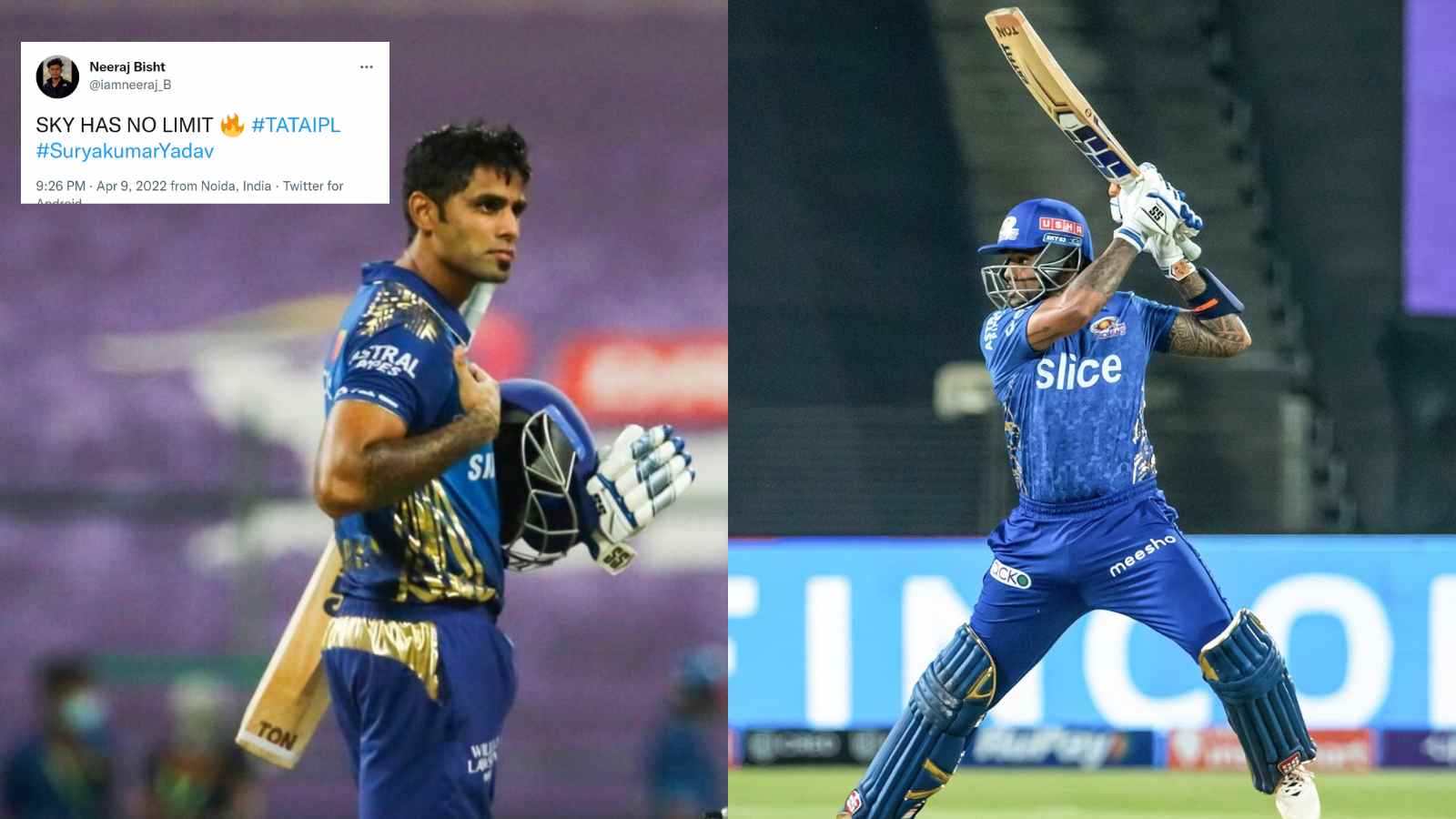 “SKY has no limit” – Twitter goes berserk after Suryakumar Yadav hits a blistering fifty, MI set a target of 152 runs for RCB 