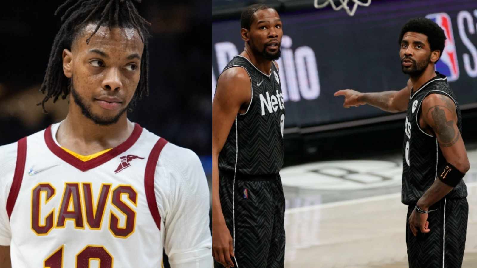 “No brother this cry-baby doesn’t deserve it” Kevin Durant stops Kyrie Irving from giving his shoe to ‘crying’ Darius Garland