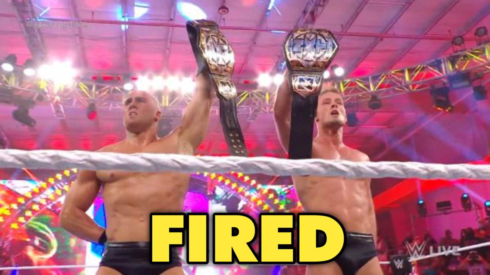 BREAKING: Nash Carter fired, Tag Team Championships have been relinquished