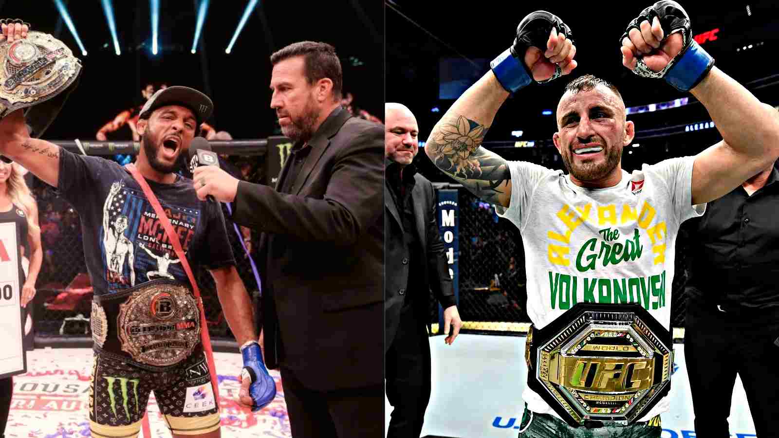 “It’s like battle of the midgets”- AJ McKee trolls Alexander Volkanovski for reacting to Patricio Pitbull and ignoring his call outs