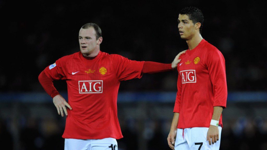 Rooney and Ronaldo