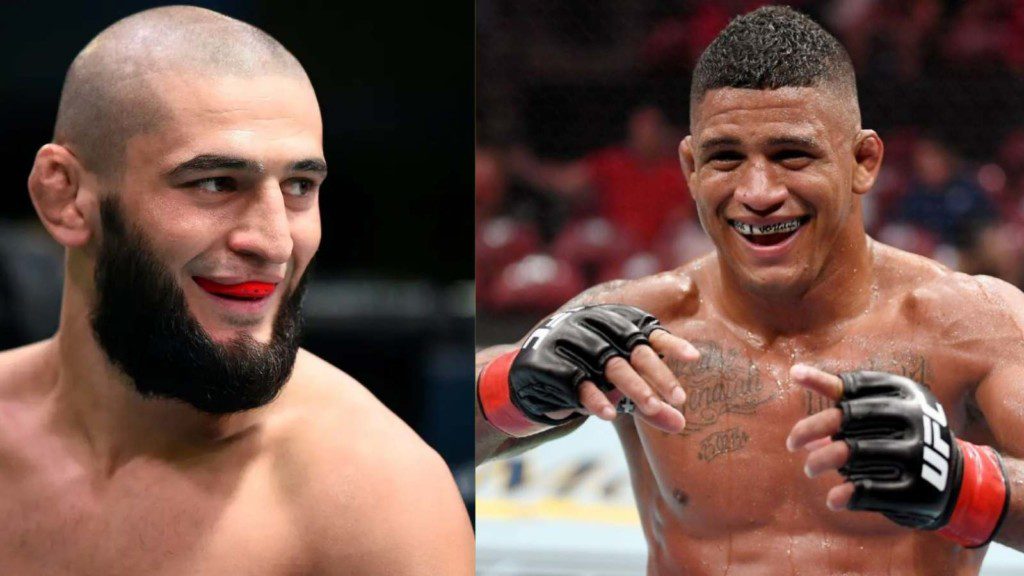 Gilbert Burns and Khamzat Chimaev