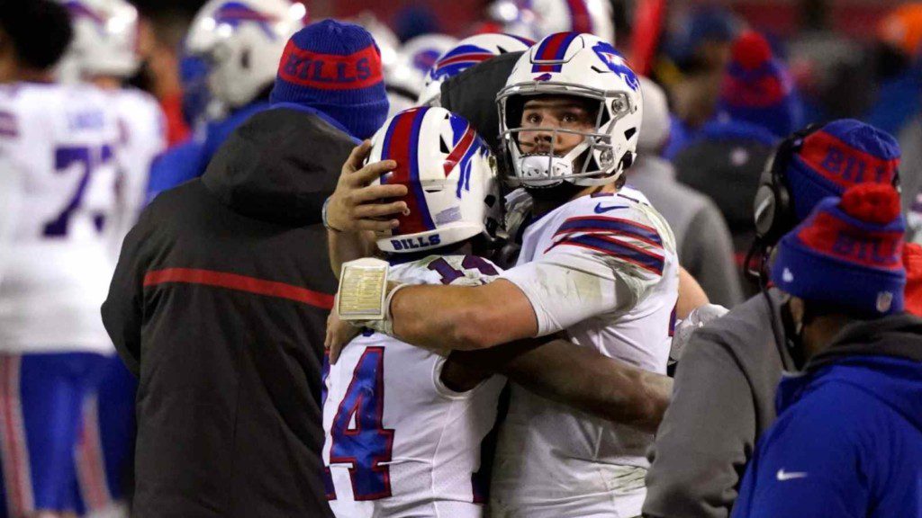 Josh Allen and Stefon Diggs