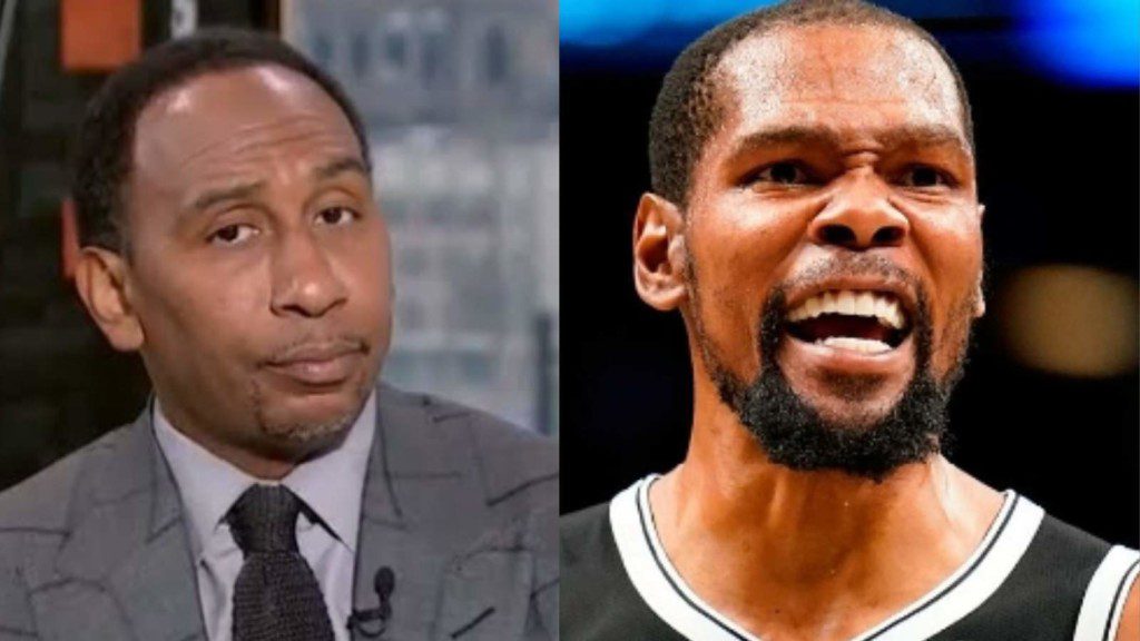 Stephen A. Smith and Kevin Durant