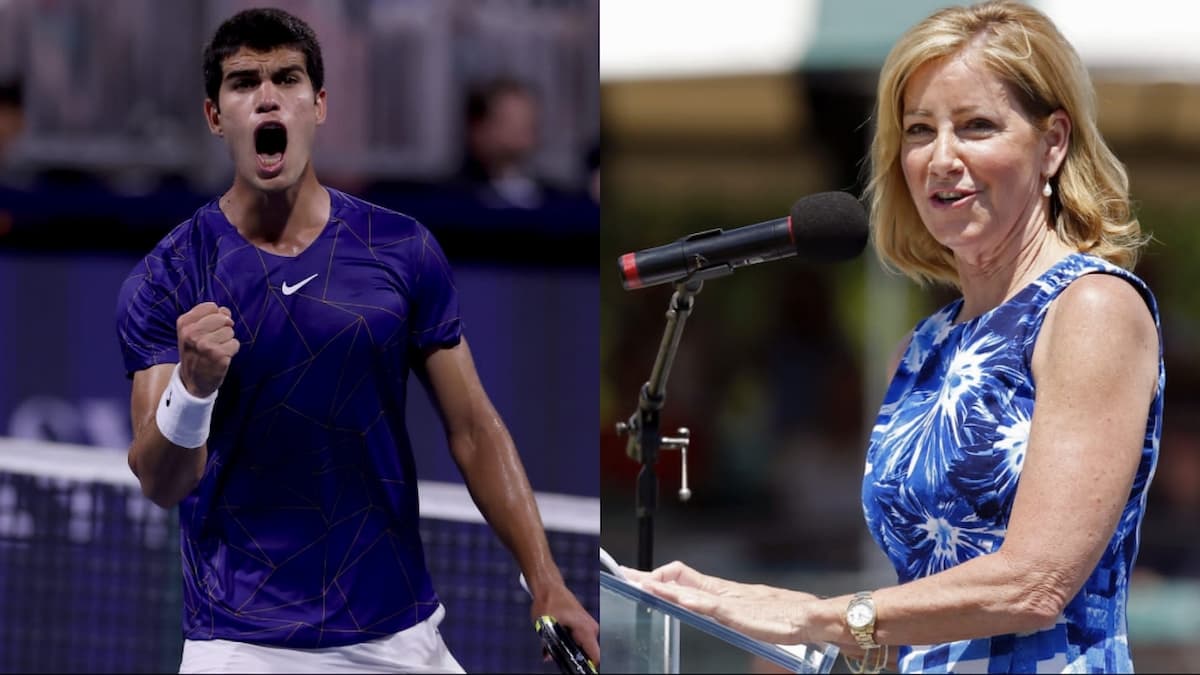 “He’s got the whole package,” Tennis legend Chris Evert backs Carlos Alcaraz to win ‘double digit’ Grand Slams