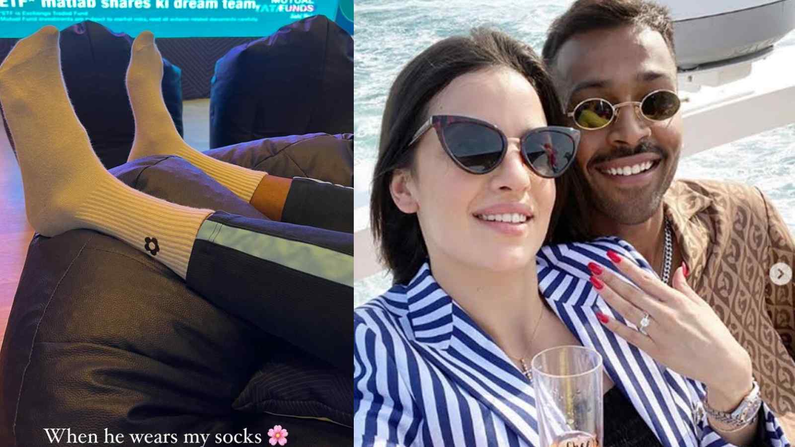 Hardik Pandya naughty act with Natasha Stankovic goes viral