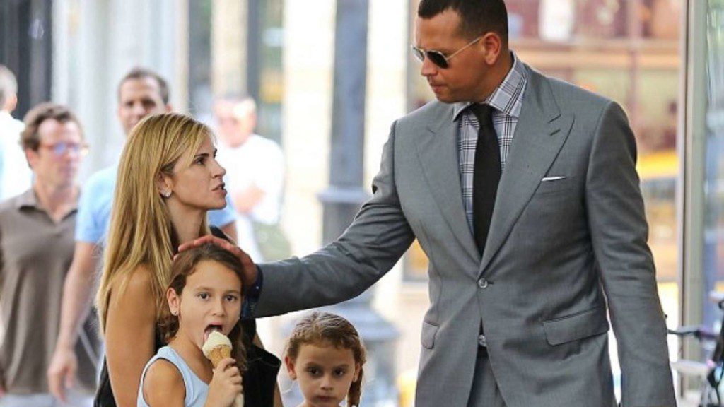 Alex Rodriguez, Cynthia Scurtis and their daughters