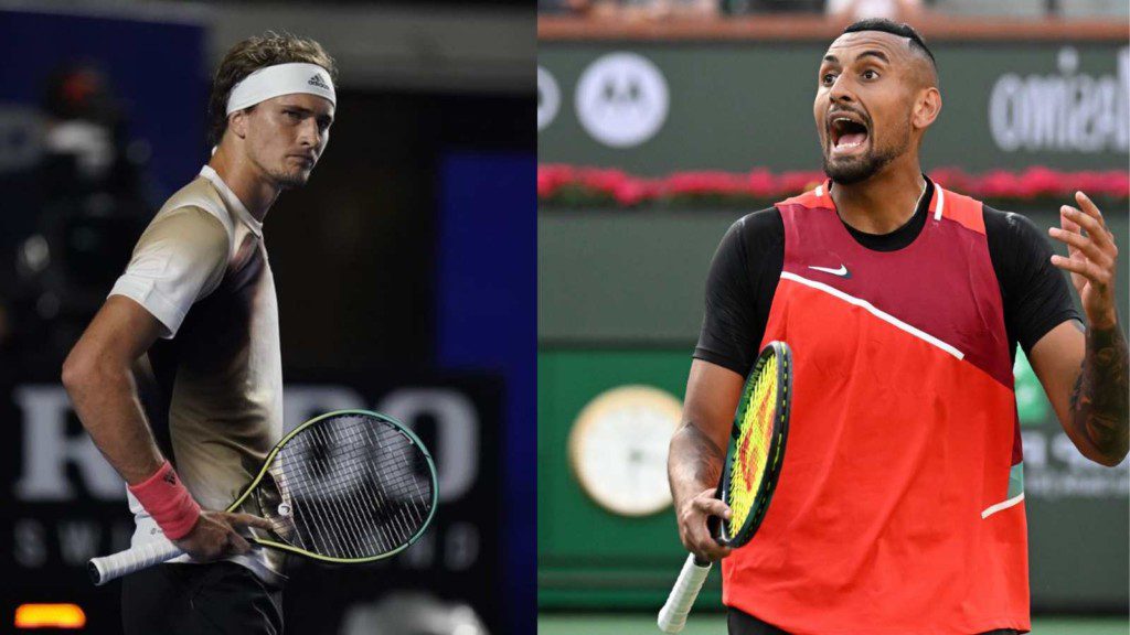 Alexander Zverev and Nick Kyrgios