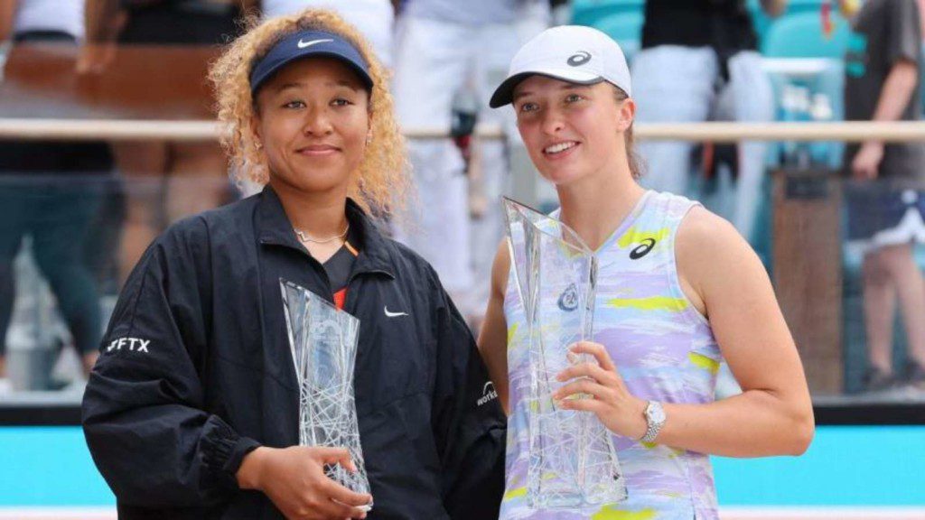 Naomi Osaka and Iga Swiatek