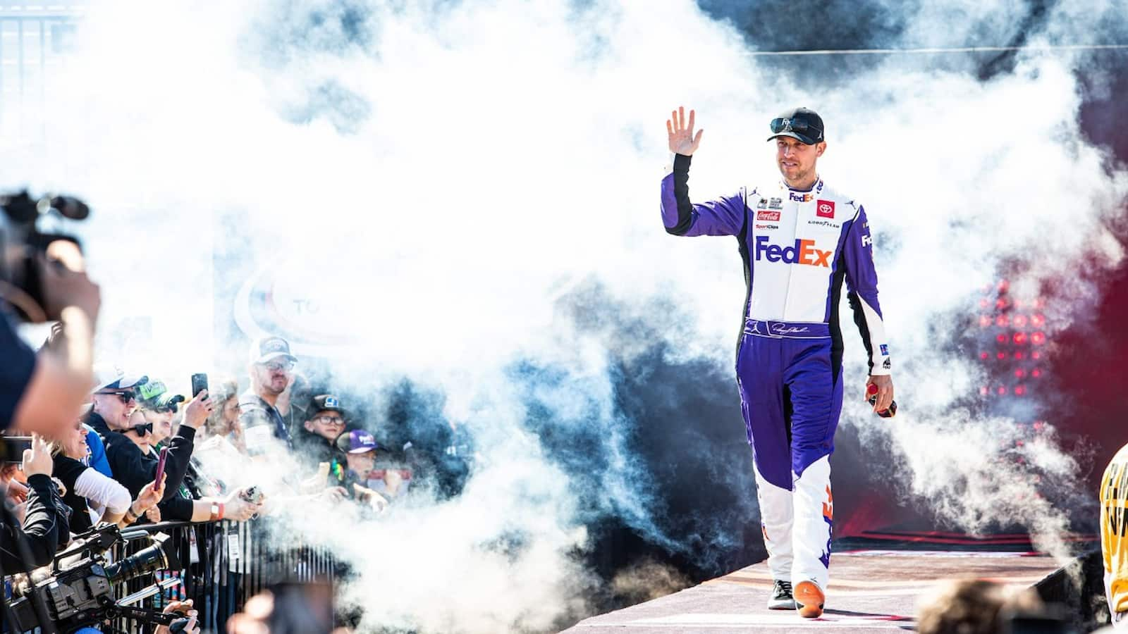 ‘I wouldn’t get too overjoyed,’ a realistic Denny Hamlin does not believe his team JGR is completely back at the top following his Richmond win  