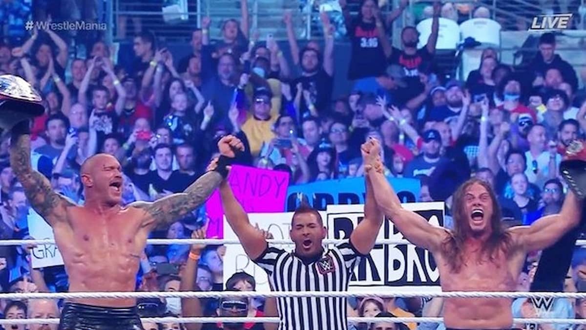 “This is awesome!” WWE Universe erupts as RKBro, Street Profits & the Alpha Academy steal the show in Wrestlemania Sunday opener