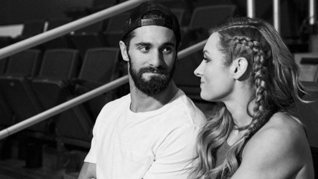 Seth Rollins and Becky Lynch