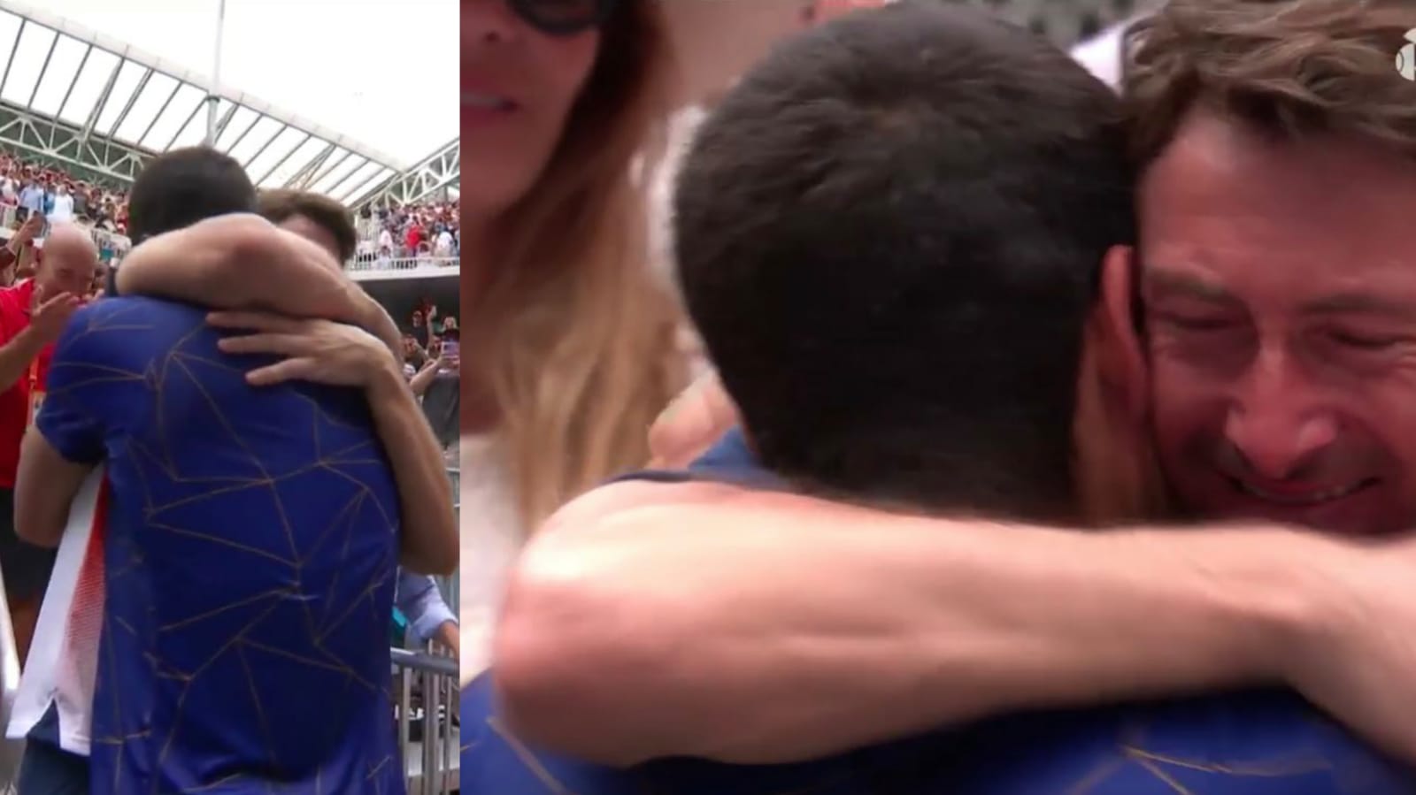 Watch: An ’emotional’ Carlos Alcaraz’s coach hugs him in joy after his Miami Open triumph