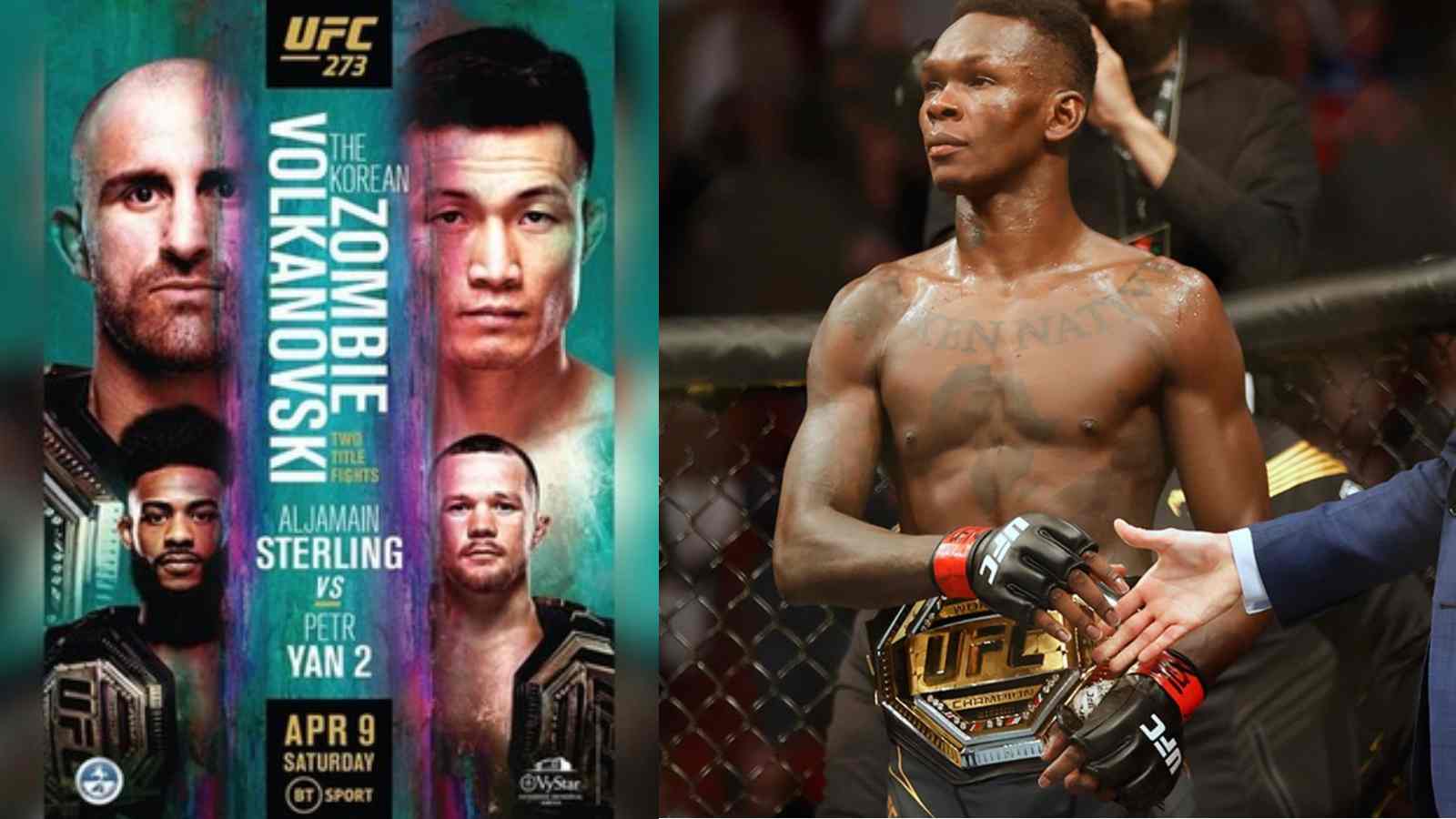 WATCH! UFC middleweight kingpin Israel Adesanya analyses UFC 273 fight card