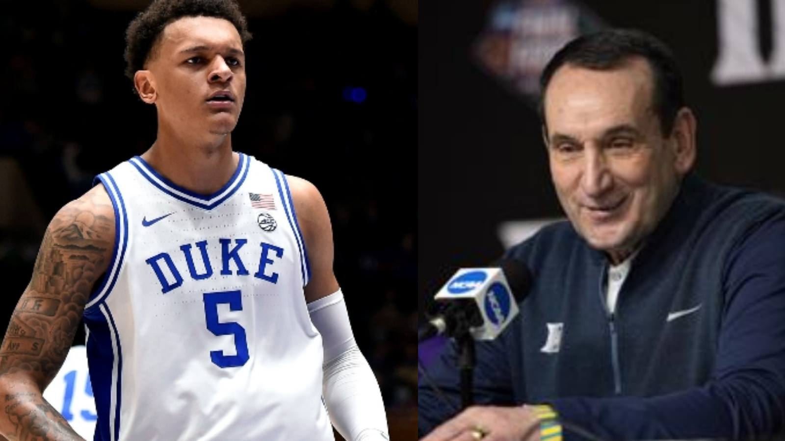 “He made me a better player, made me a better man” Duke star and potential #1 draft pick Paolo Banchero on Coach K