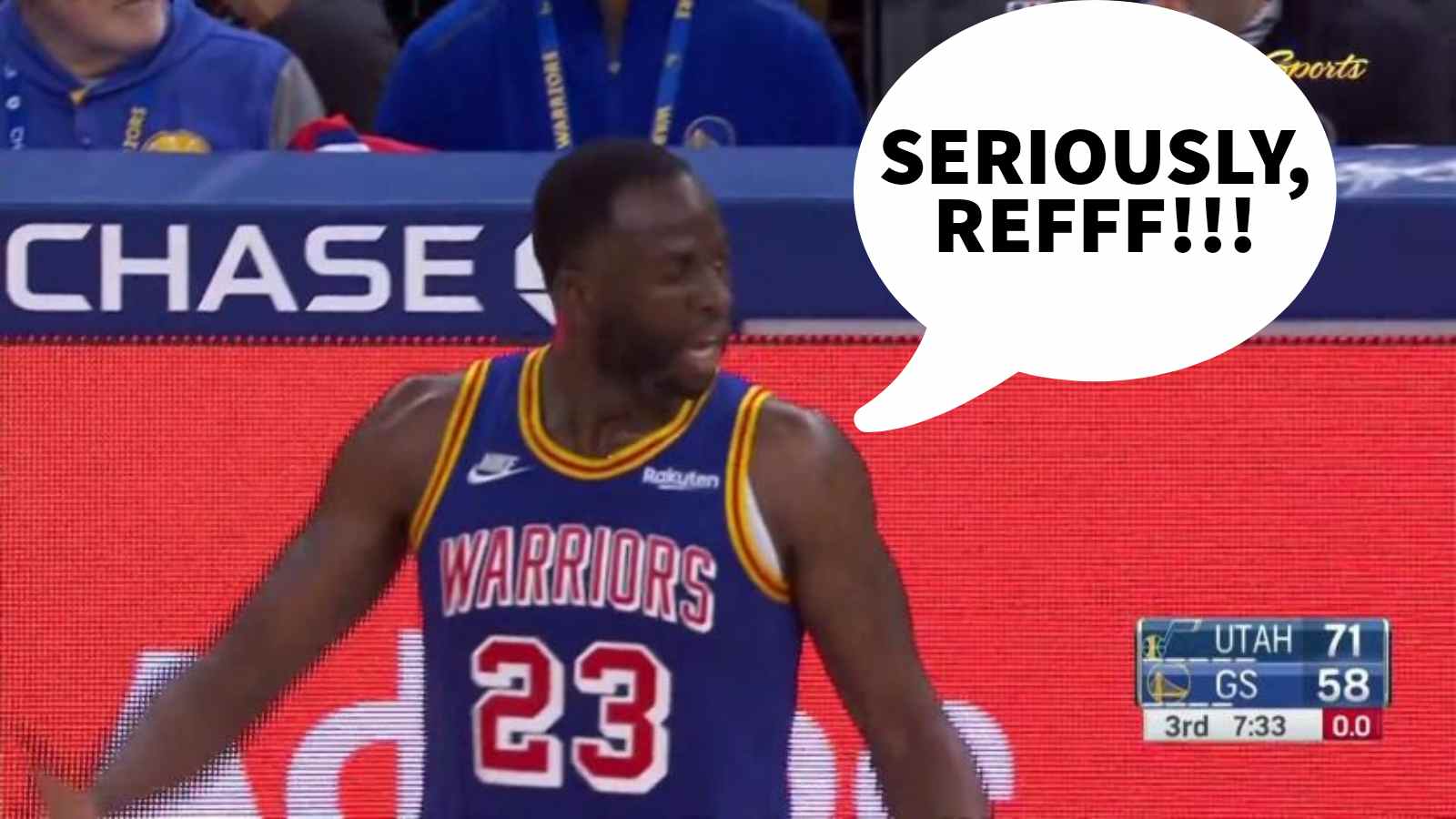 “This can’t be real” Draymond Green has epic mental breakdown as ‘Witty’ Donovan Mitchell calls never-seen-before timeout