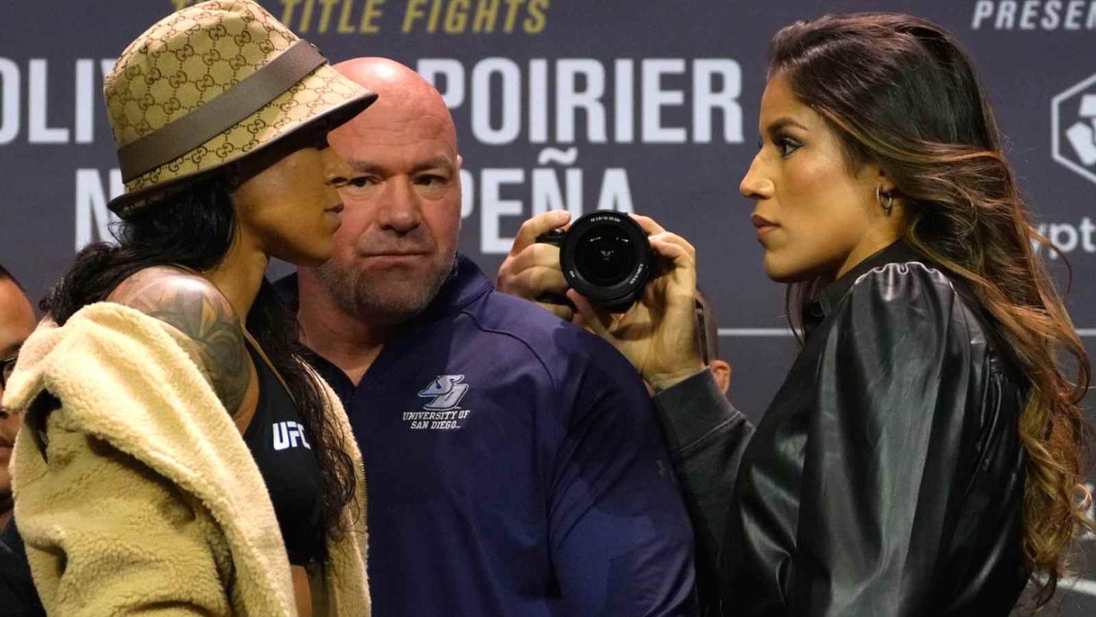 “Champ of a division with one person” Julianna Pena mocks Amanda Nunes for claiming she is the featherweight champion