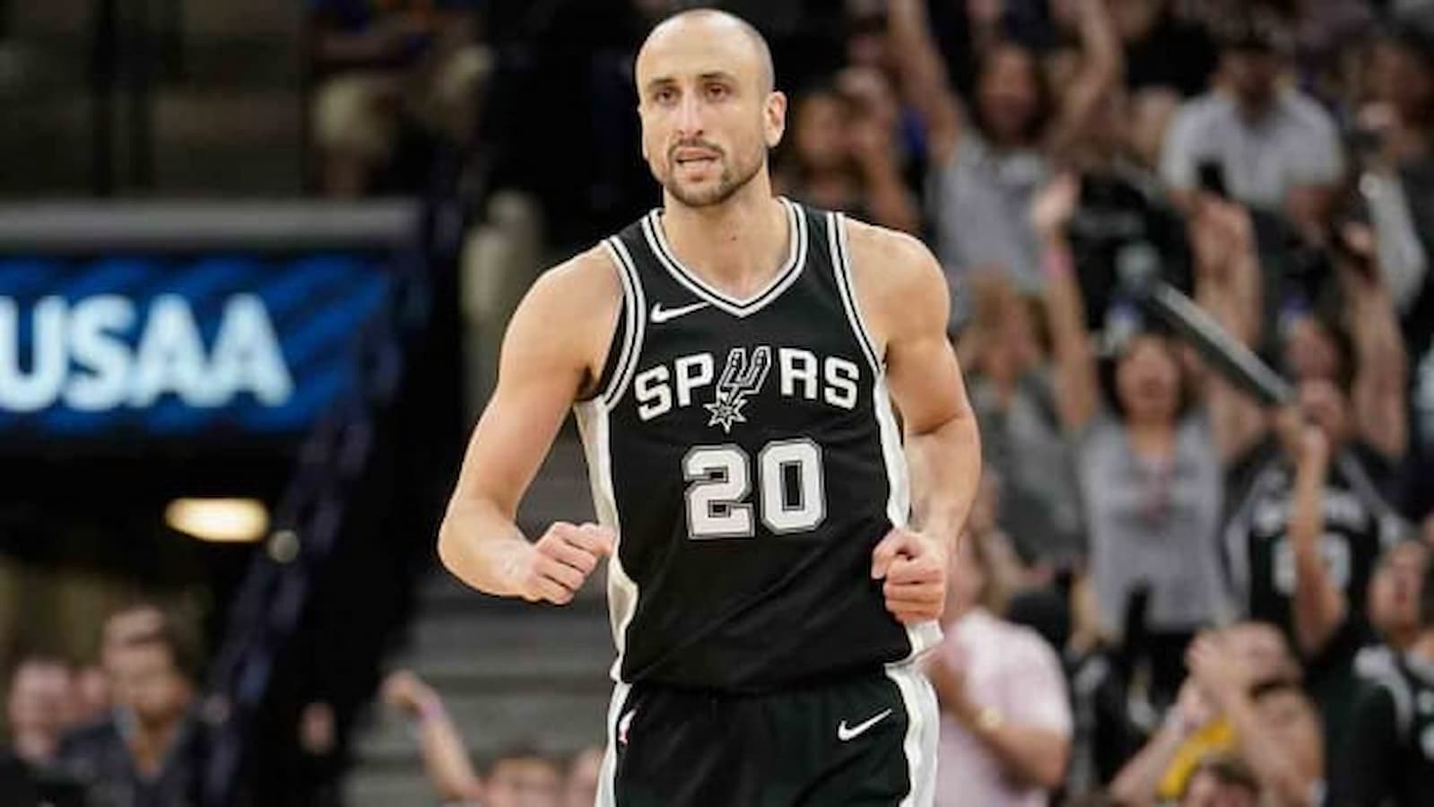 Spurs icon Manu Ginobili’s emotional reaction to Hall of Fame honour