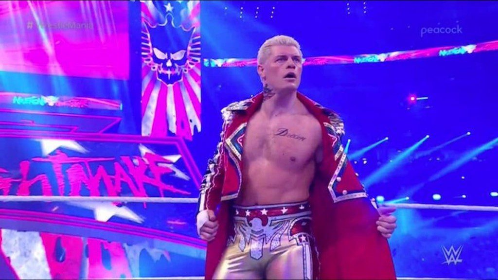 Cody Rhodes is back at Wrestlemania to face Seth Rollins