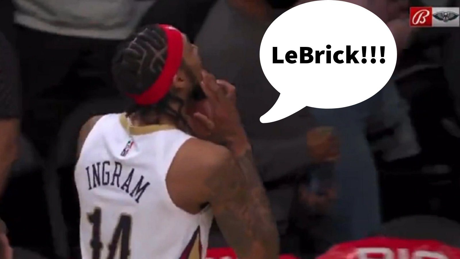 “Brandon Ingram yelled LeBrick after LeBron James’ final shot!” Pelicans star ruthlessly clowns King James after grabbing a massive win