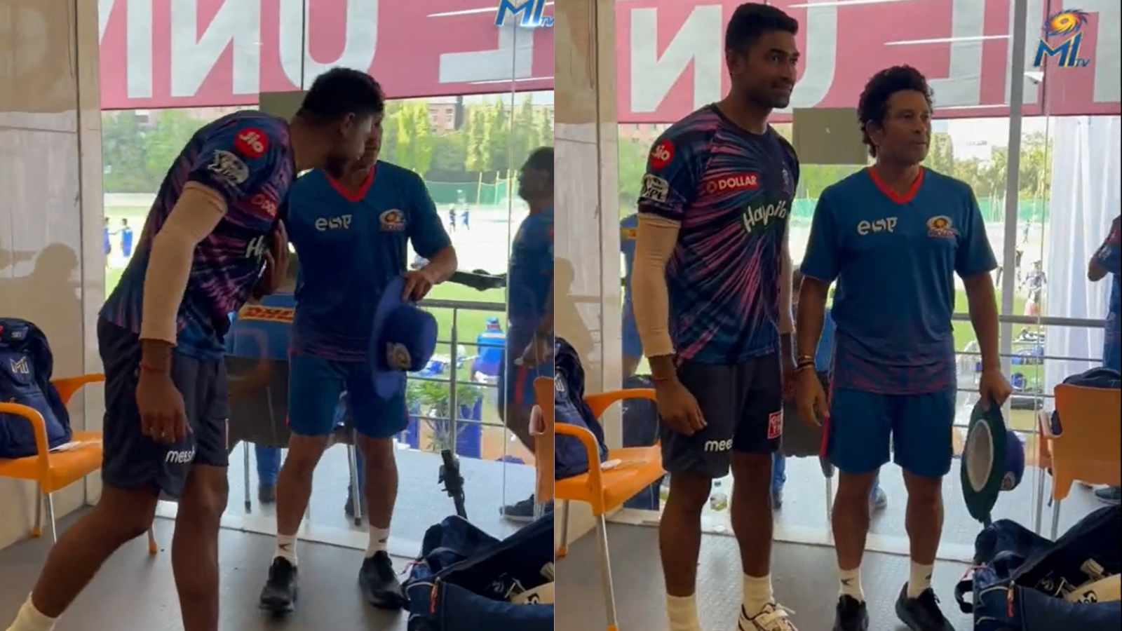 IPL 2022: [Watch]-Kuldip Yadav of the Rajasthan Royals touches Sachin Tendulkar’s feet