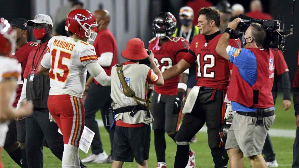 Tom Brady and Patrick Mahomes