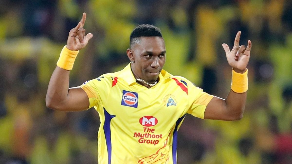 Dwayne Bravo of Chennai Super Kings becomes the Indian Premier League’s leading wicket-taker