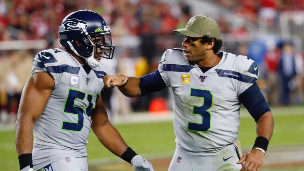 Bobby Wagner and Russell Wilson