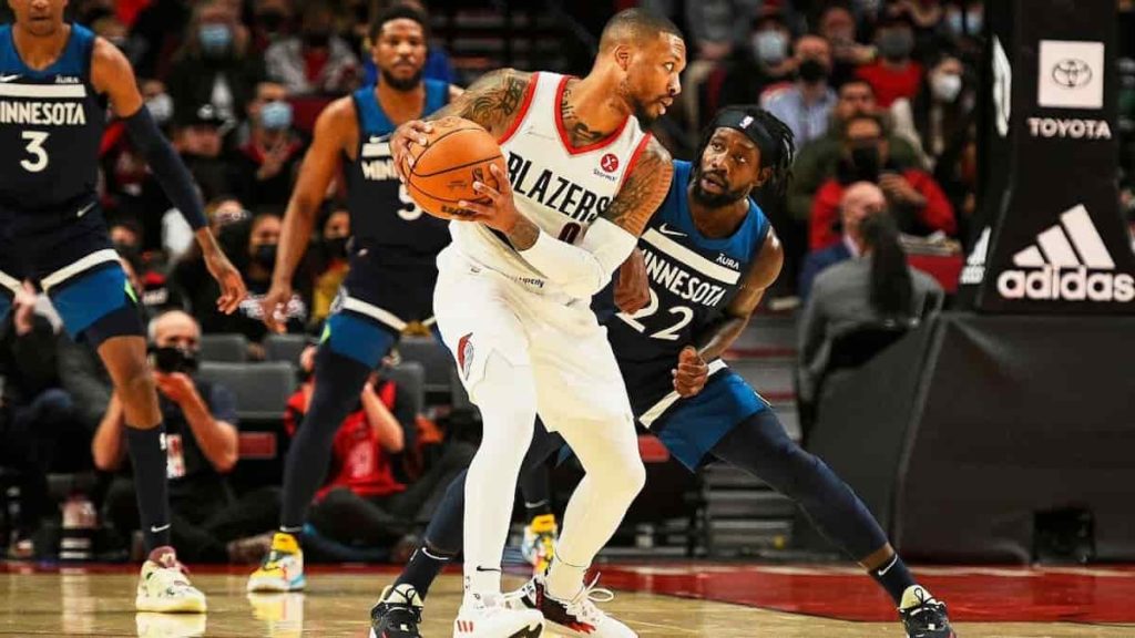 Damian Lillard and Patrick Beverley