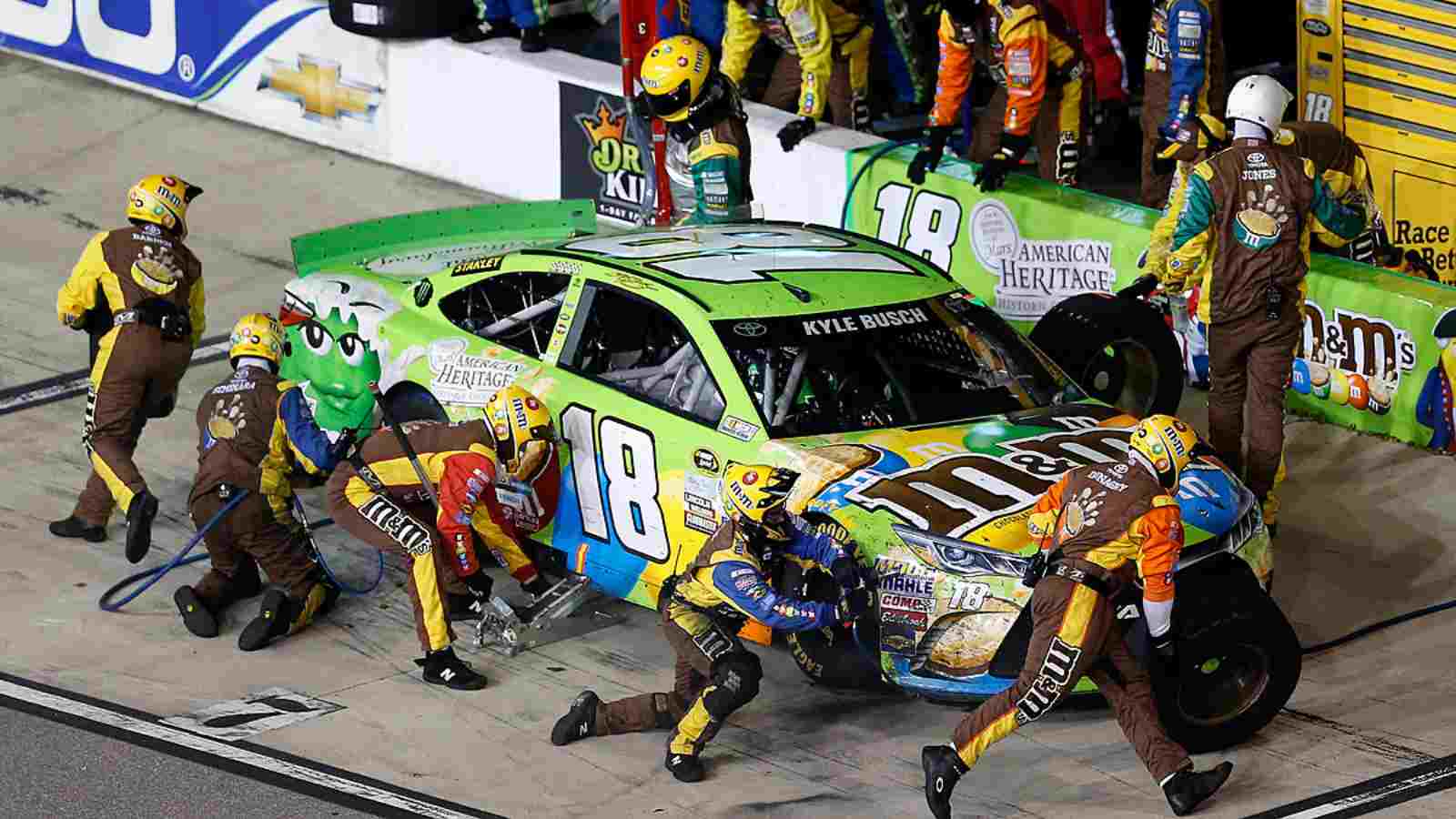 Kyle Busch’s No:18 crew makes NASCAR history in Kansas Speedway as Kurt Busch secured his first win with 23X1 Racing