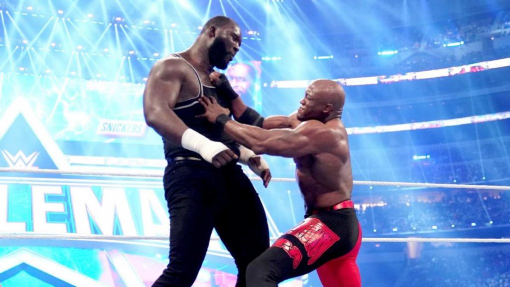 Omos threw Bobby Lashley through a steel cage this week on Monday Night Raw