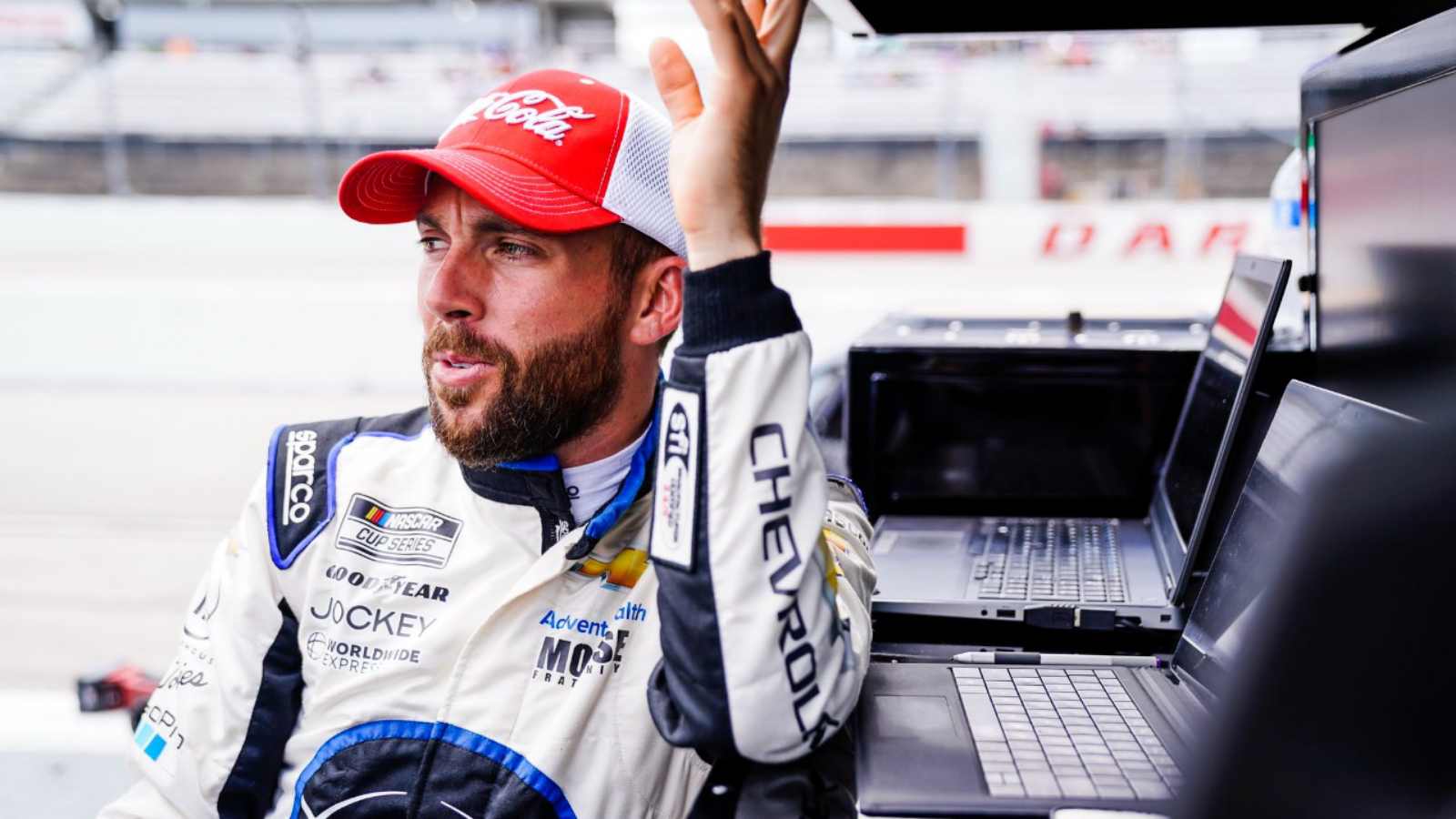 ‘I hit a tire on pit road,’ Ross Chastain claims a hit with the tire cost him a top-five finish at Kansas