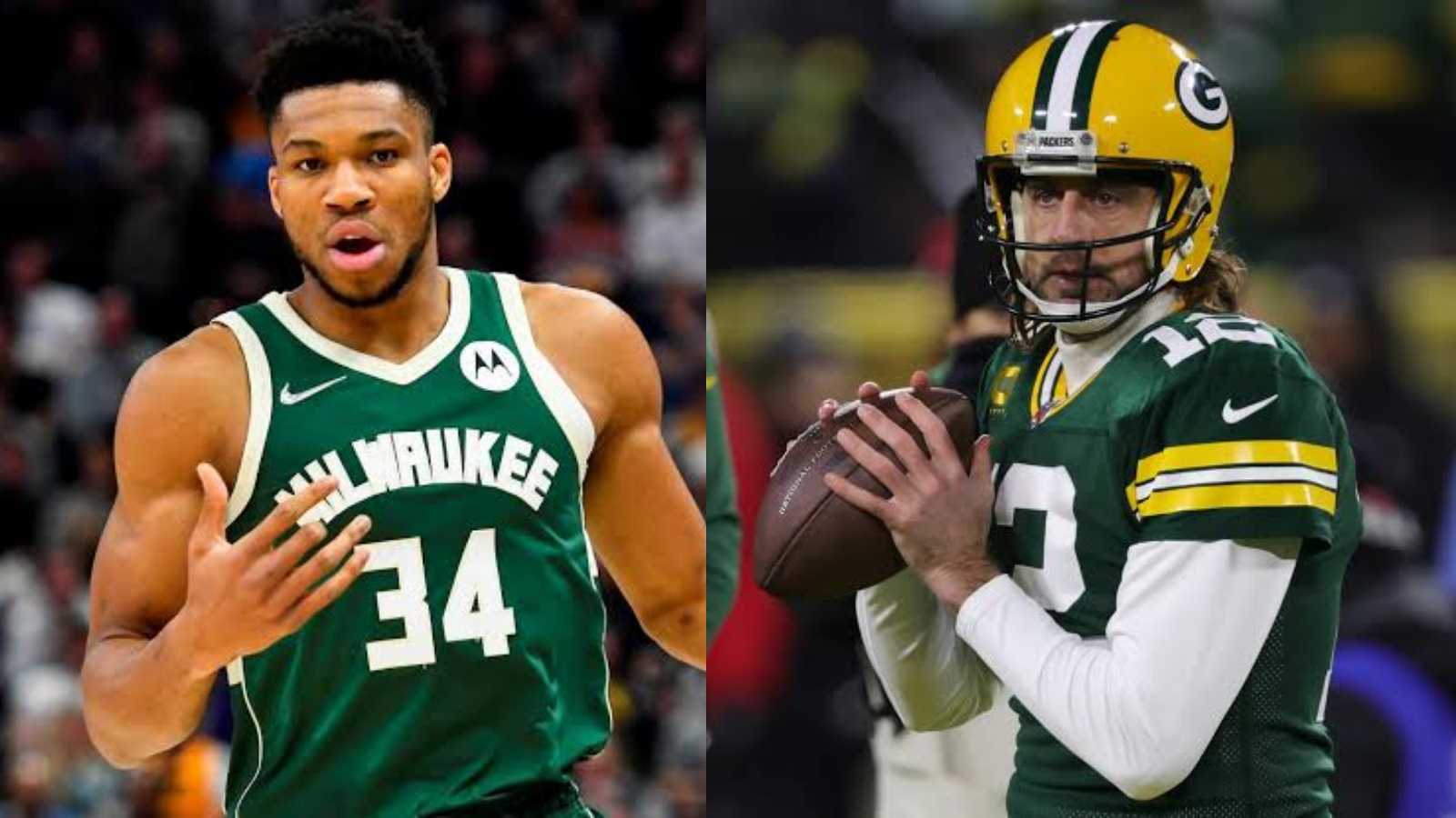 “SH*T, they are exactly alike”: Fans compare Giannis Antetokounmpo to Aaron Rodgers after Bucks’ surrender against Celtics