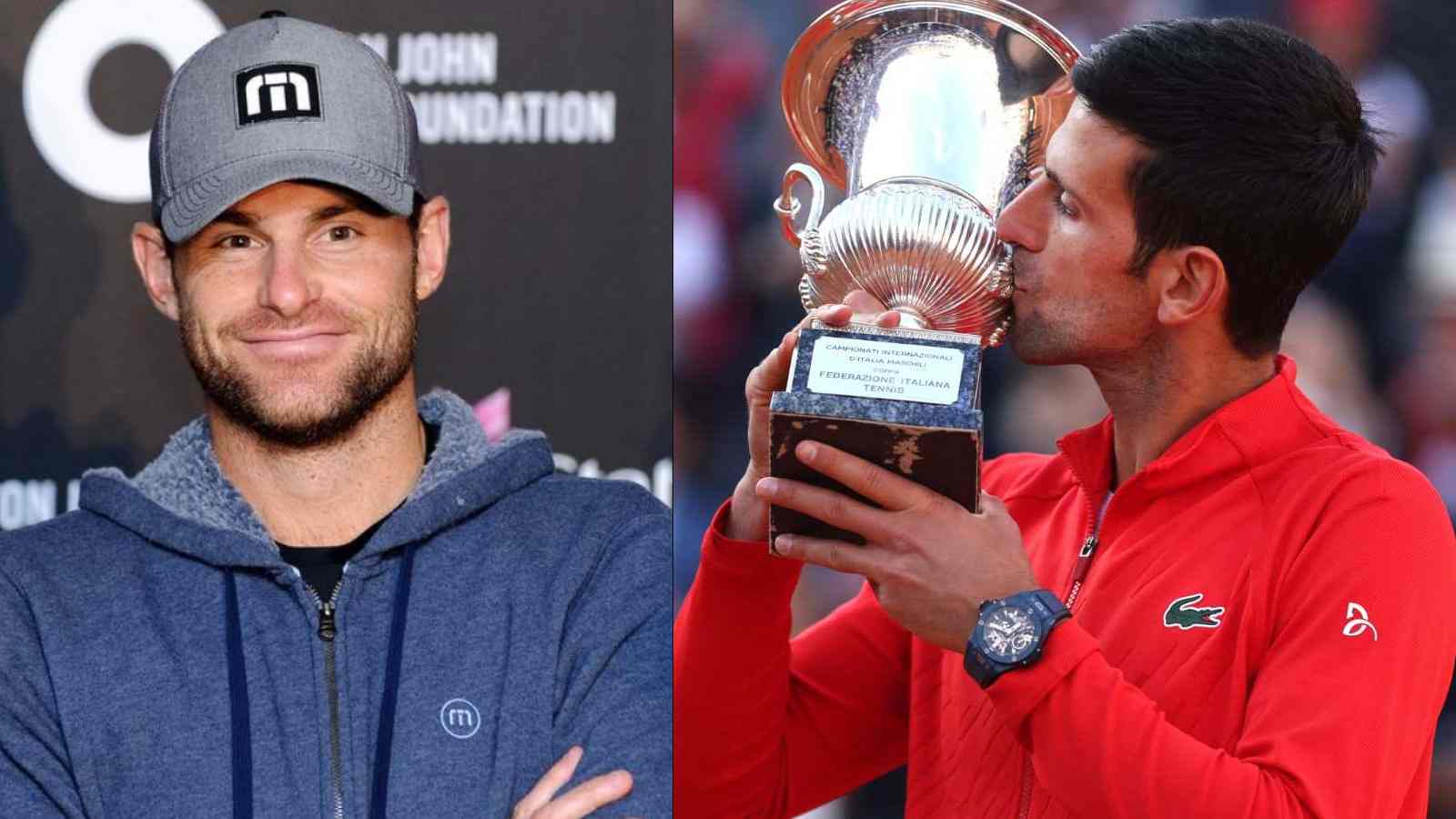 “Better than anyone I have seen” Andy Roddick lauds Novak Djokovic after his historic Rome Masters triumph