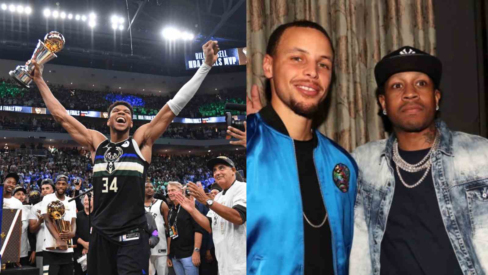 “I want him to go to Golden State Warriors” Allen Iverson urges Giannis Antetokounmpo to partner with Stephen Curry