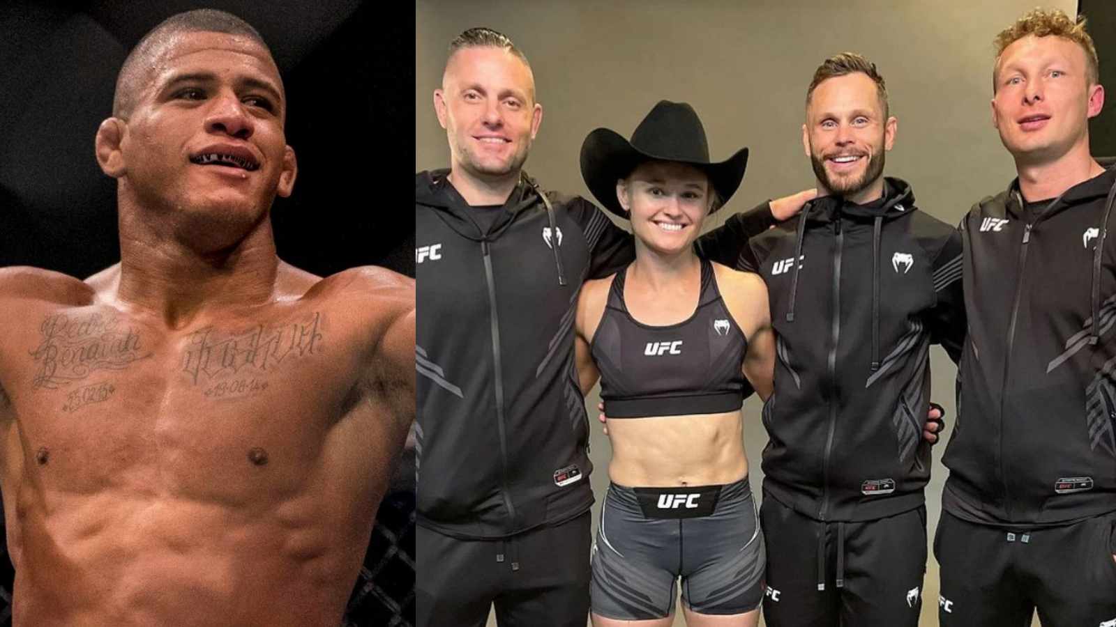 “Need a lot study to do”- Gilbert Burns reacts to Andrea Lee corner’s racist comments at UFC Vegas 54