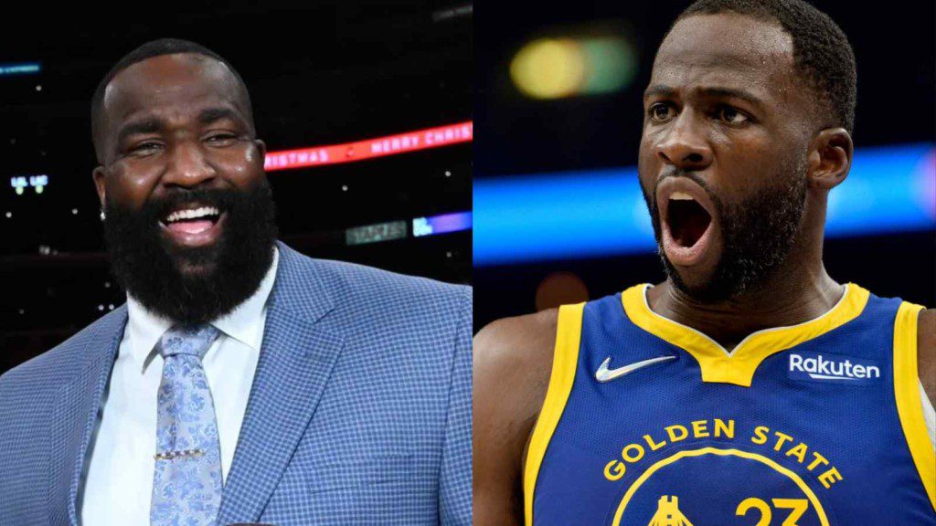 Kendrick Perkins and Draymond Green