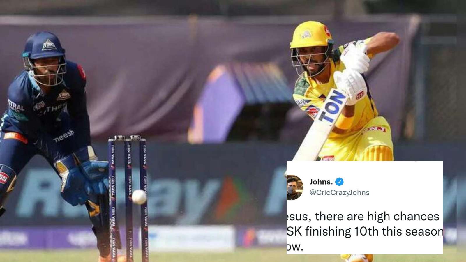 “Test match?”- Twitter slams CSK as Ruturaj Gaikwad’s 53 lift them to decent target against Gujarat Titans