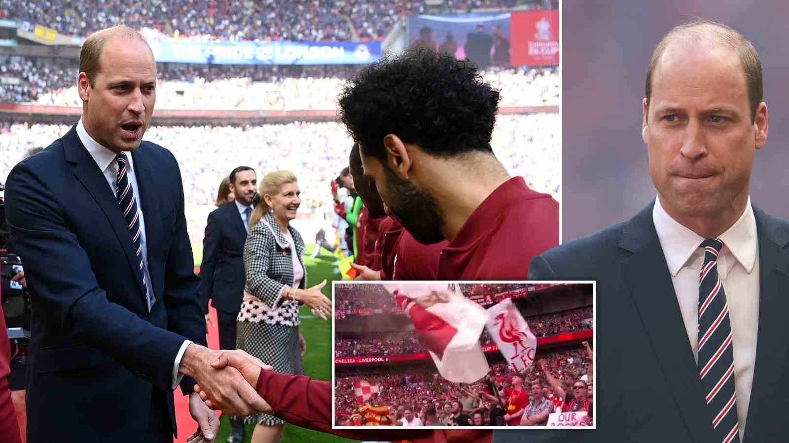 WATCH: Liverpool fans boo Prince William during National Anthem in the FA Cup 2021-22 final