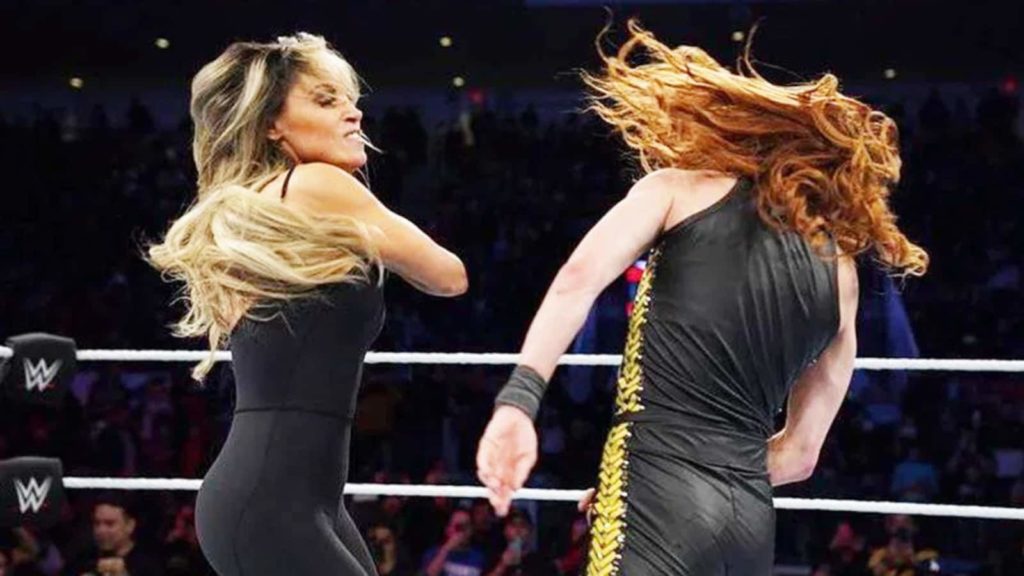 Becky Lynch attacked both Asuka and Bianca Belair during their match to determine Asuka as a worthy contender for Belair's championship.