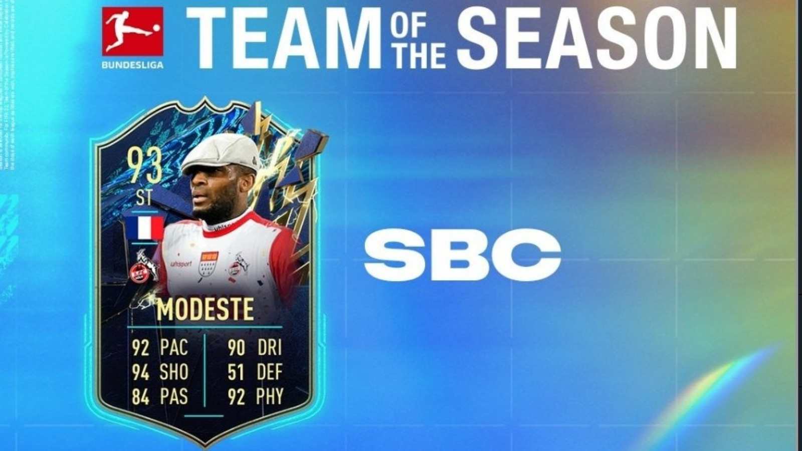 How to get the Anthony Modeste FIFA 22 TOTS Bundesliga card?