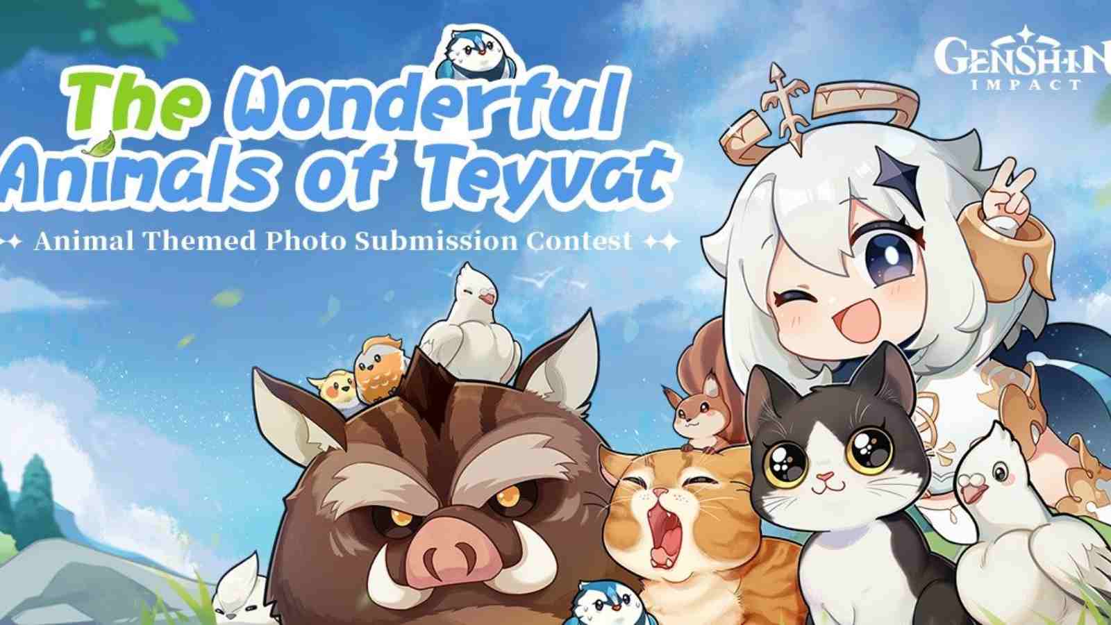 Genshin Impact Animal themed photo submission contest: How to participate and win primogems?