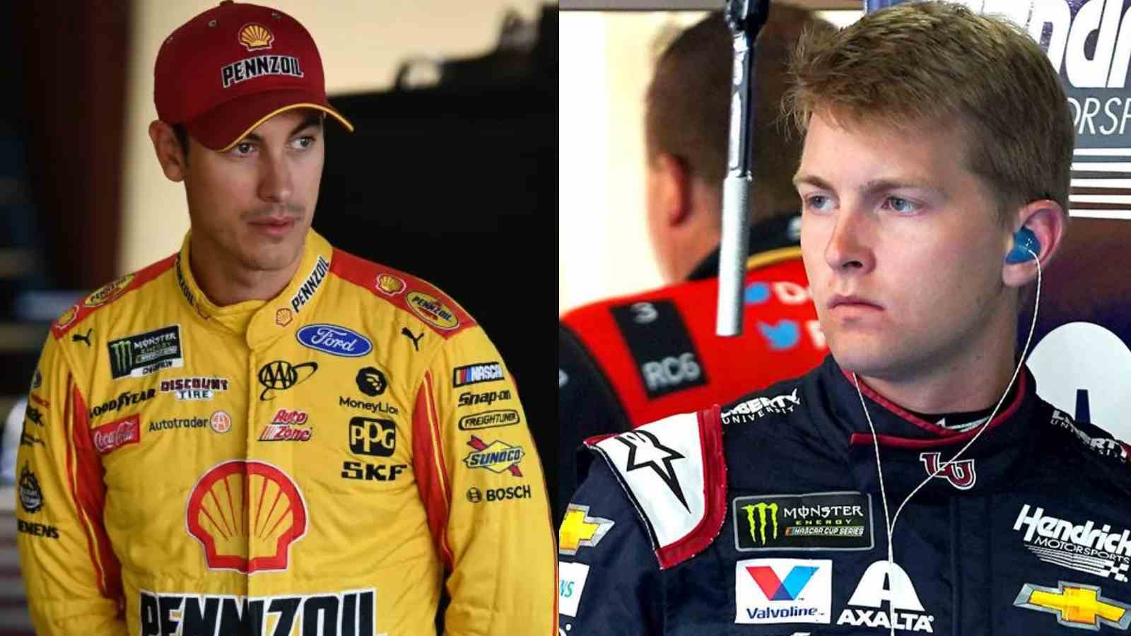 ‘I can promise you I’ll keep going and I’ll go bigger every time,’ Joey Logano warns William Byron of possible consequences if the HMS driver chooses to retaliate against him at Kansas  