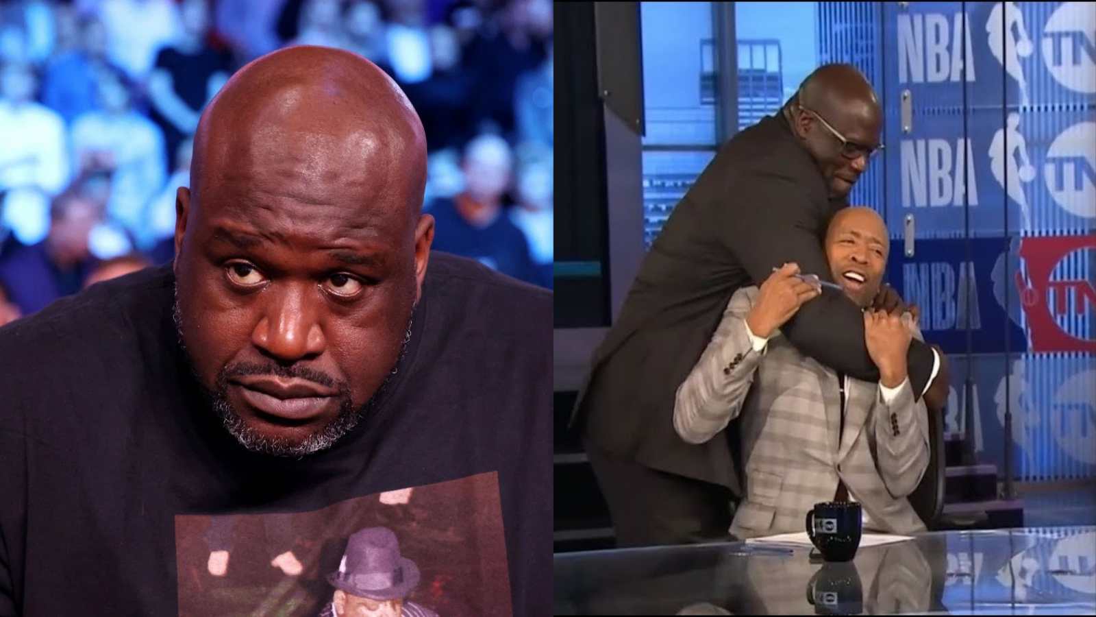 “I’m gonna put these paws on you” Lakers icon Shaquille O’Neal threatens Kenny Smith with physical violence in intense moment during national broadcast