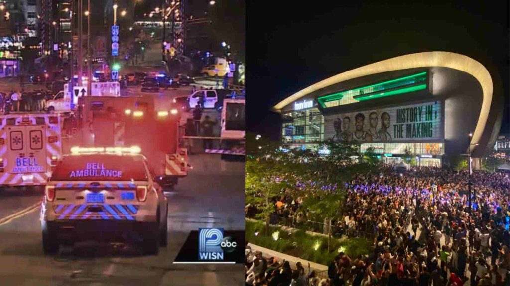 Shooting breaks in Milwaukee, after Bucks vs Boston