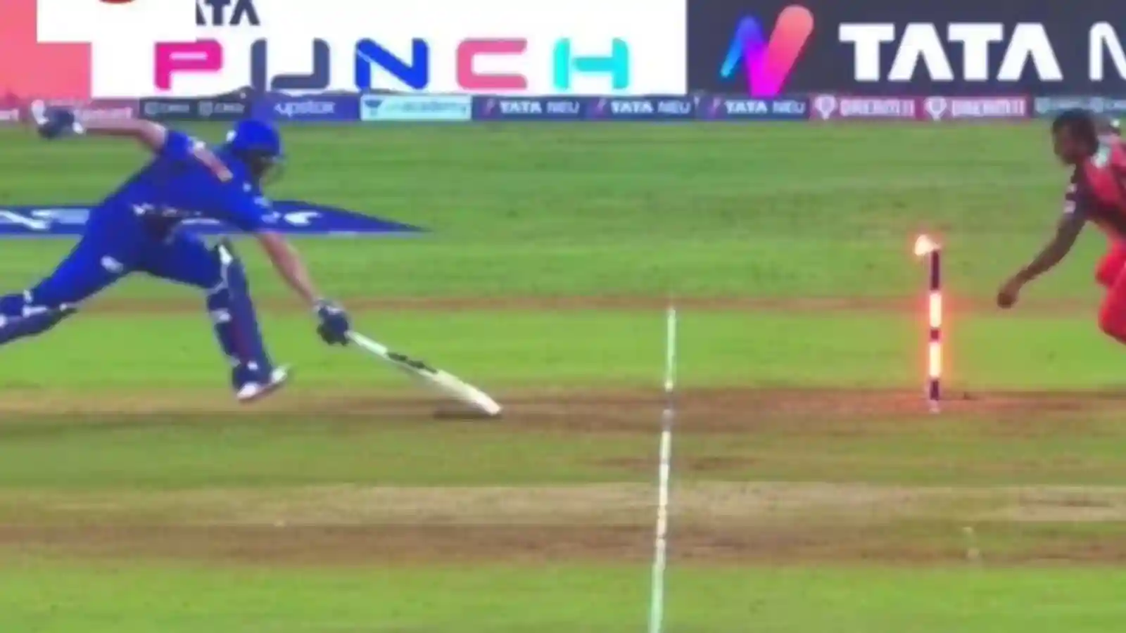 WATCH: Hyderabad’s T. Natarajan’s impressive run out of Mumbai’s Tim David