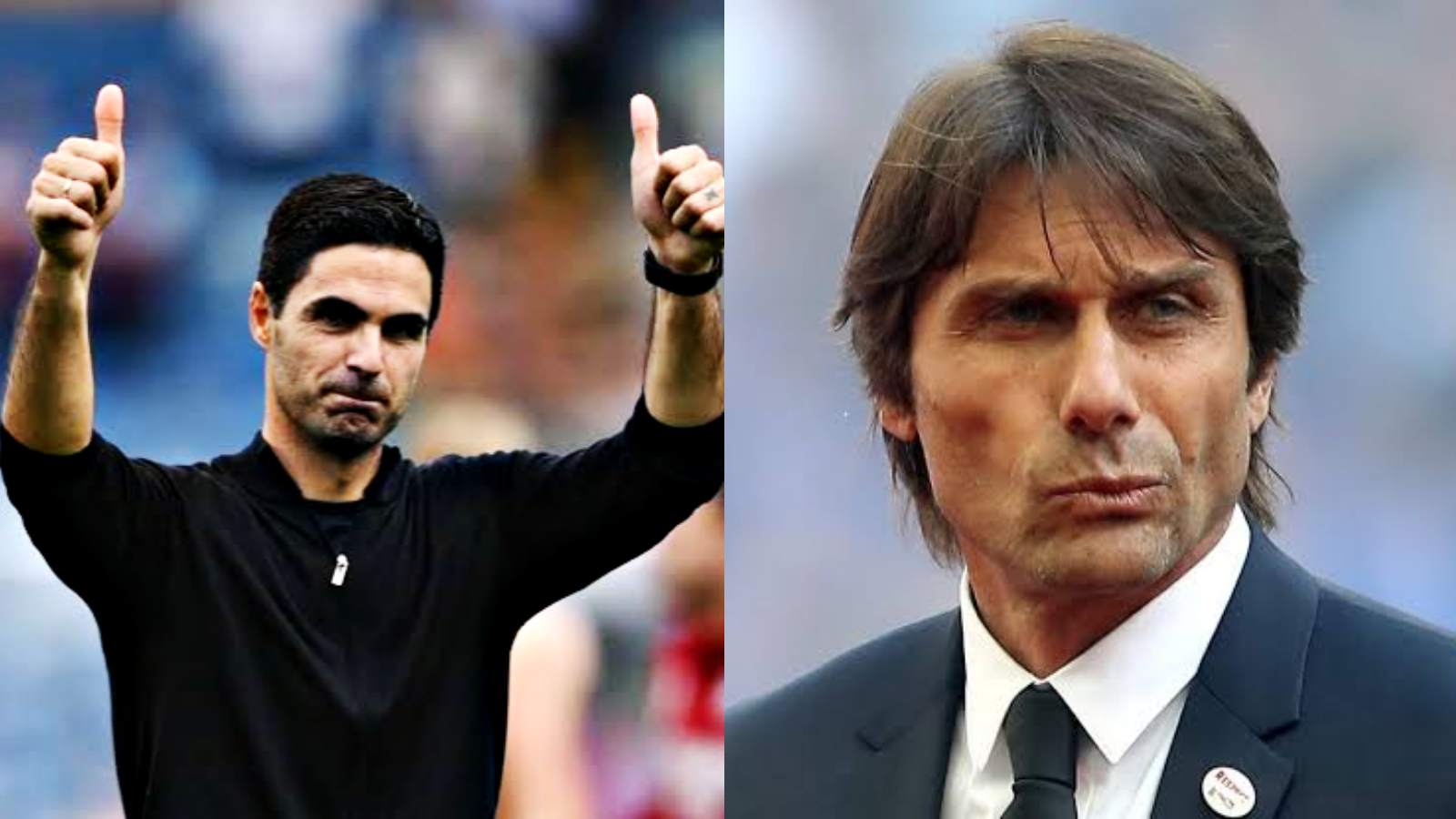 “He complains a lot”- Tottenham manager Antonio Conte feels Mikel Arteta still has a lot of things to learn as a manager