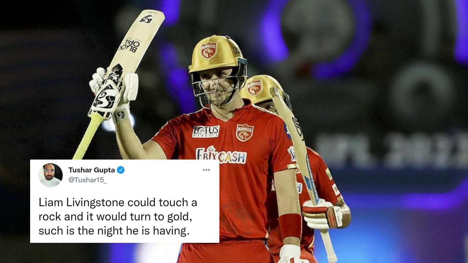 “Absolute masterclass”- Twitter reacts to flamboyant Liam Livingstone’s blazing quick-fire against Bangalore