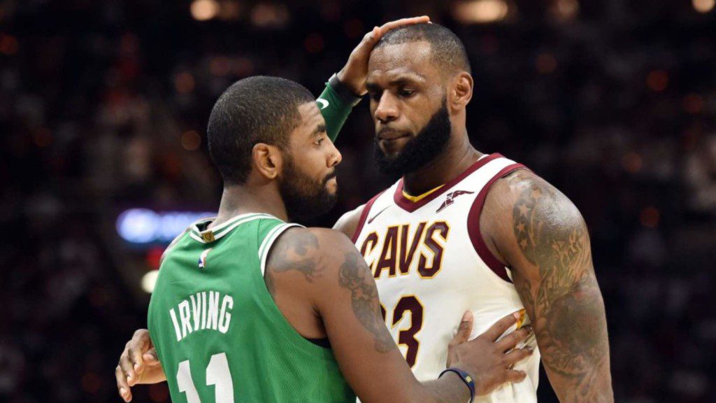 Kyrie Irving and LeBron James